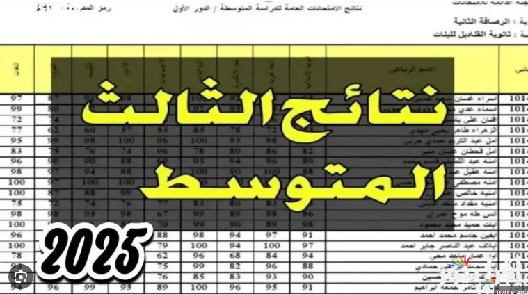 ” رابط واضح”..استخراج نتائج الثالث متوسط الدور الأول 2025 من خلال موقع وزارة التربية العراقية epedu.gov.iq