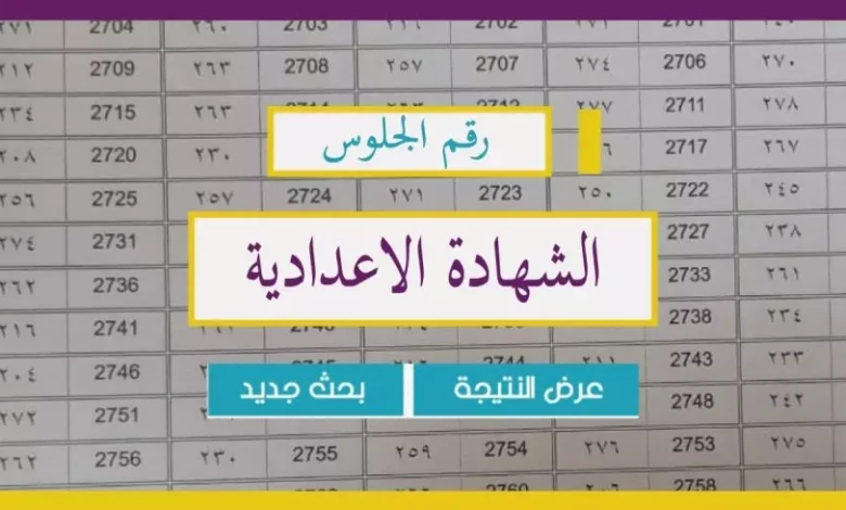 eduserv.cairo.gov.eg بوابة التعليم الأساسي.. نتيجة الشهادة الإعدادية 2025 الترم الأول بالاسم ورقم الجلوس في المحافظات المصرية