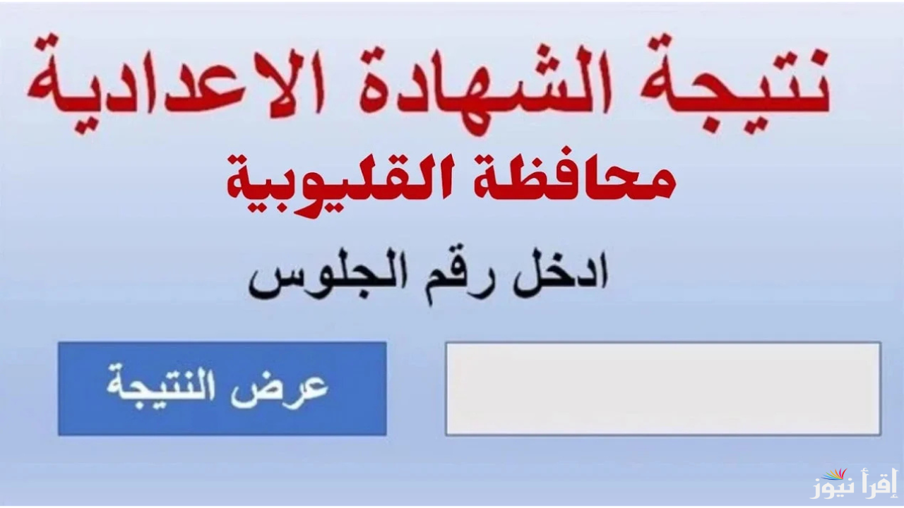 الآن .. اعتماد نتيجة الشهادة الإعدادية محافظة القليوبية بنسبة نجاح 81.3%