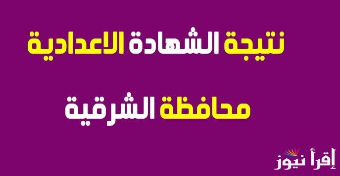 لينكات.. نتيجة الشهادة الإعدادية محافظة الشرقية بالاسم ٢٠٢٥ الترم 1 رابط البوابة الإلكترونية نتائج 3 إعدادي برقم الجلوس
