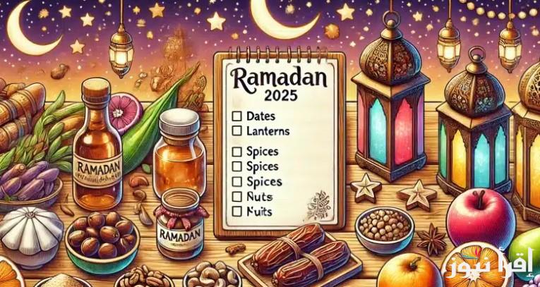 “شهر الخير” ورقة مقاضي رمضان 1446-2025 وأسعار ياميش رمضان
