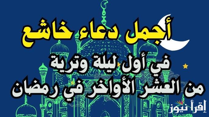 رددها بإخلاص.. أدعية الليالي الوترية في العشر الأواخر من رمضان 2025