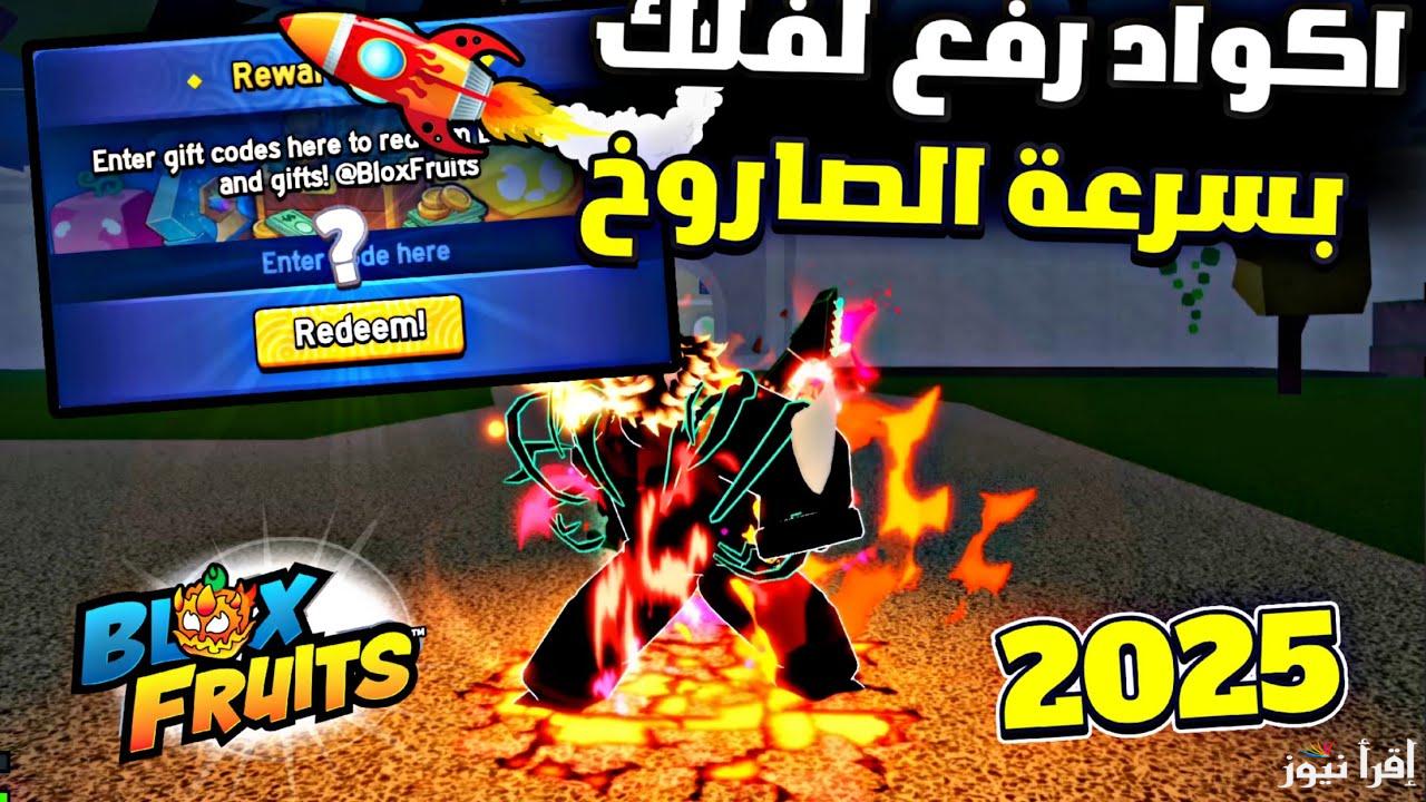 فعالة 100% .. أكواد بلوكس فروت Blox Fruits 2025 مجانا صالحة للجميع اشحن الأن واحصل على المكافآت المجانية الآن