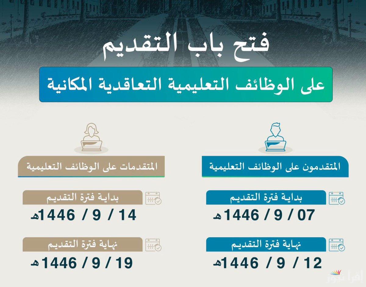 رابط التقديم على الوظائف التعليمية 1446 نفاذ جدارات برتبة معلم ممارس وأهم نقاط المفاضلة بين المتقديمن للتعاقد