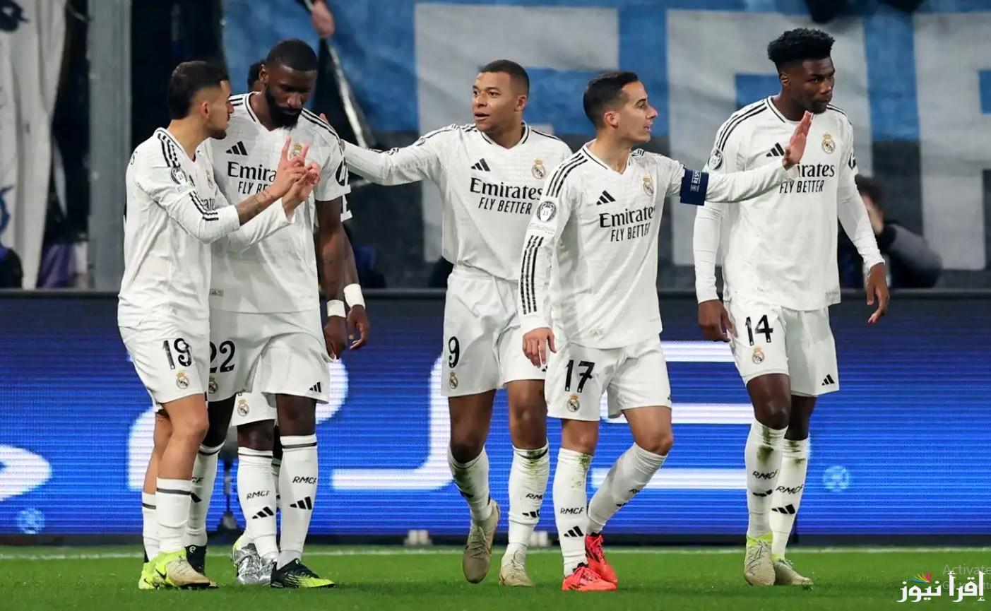 القنوات المفتوحة الناقلة لمباراة ريال مدريد ورايو فاليكانو اليوم 9/3/2025 في الجولة الـ27 من الدوري الإسباني
