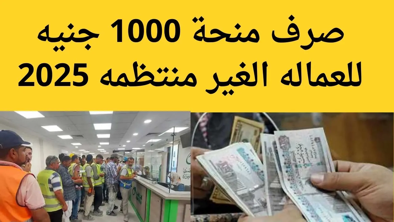 ترقب صرف منحة العمالة الغير منتظمة 2025 بالرقم القومي طبقا لقرارات وزارة العمل وأبرز الشروط