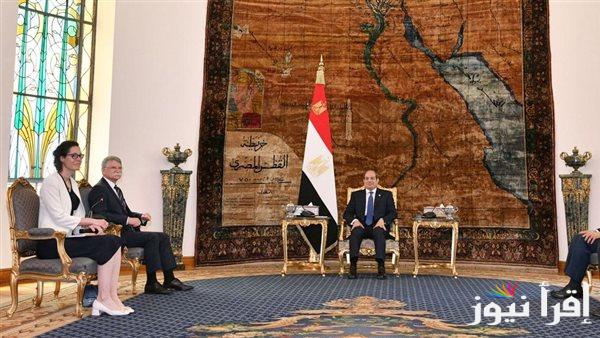 الرئيس السيسي يلتقي رئيس البرلمان المجري