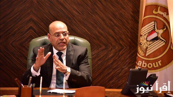 وزير العمل يوضح فوائد القانون الجديد لاستمار 6 للموظفين