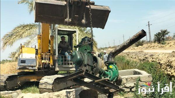 وزير الري يراقب إزالة التعديات على المجاري المائية في الفيوم