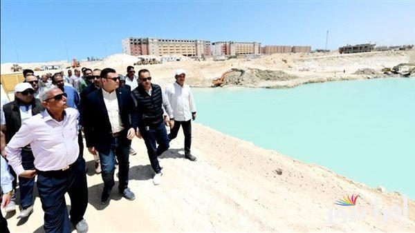 وزير الإسكان يزور مارينا 8 ومارينا by the lake ومشروع ممشى الخدمات
