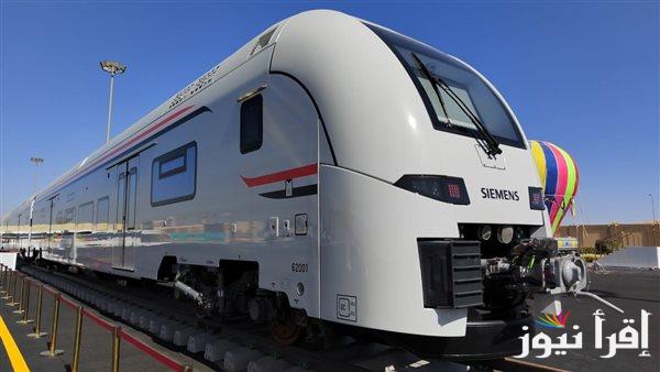 بدء التشغيل التجريبي للخط الأول للقطار الكهربائي السريع في 2026