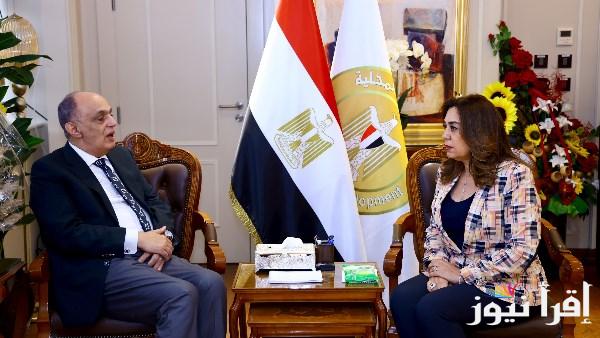 وزيرة التنمية المحلية تجتمع مع رئيس لجنة المشروعات الصغيرة والمتوسطة في مجلس النواب