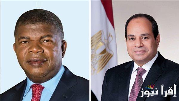 الرئيس السيسي ونظيره الأنجولي يوقعان اتفاقيات ومذكرات تفاهم