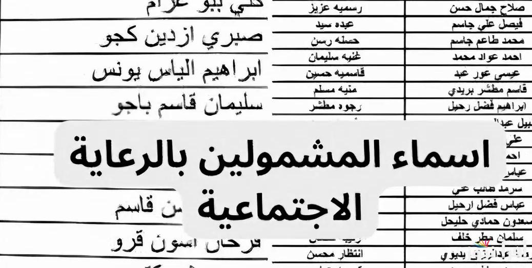 خطوات الاستعلام عن أسماء الرعاية الاجتماعية الوجبة السابعة 2025 في العراق عبر منصة مظلتي الرسمية