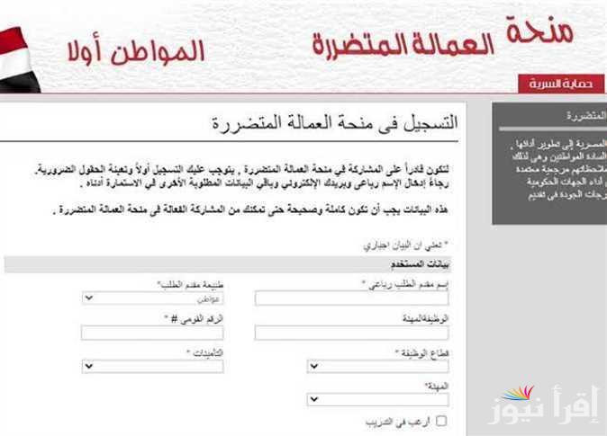 دليلك الشامل بكل التفاصيل.. تسجيل بيانات العمالة غير المنتظمة 2025 عبر موقع وزارة القوي العاملة mom.manpower.gov.eg
