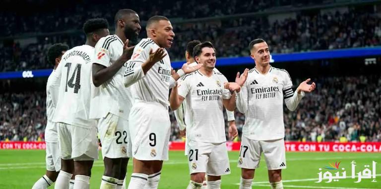 تشكيلة ريال مدريد امام فالنسيا اليوم السبت 5 ابريل 2025 في الدوري الإسباني
