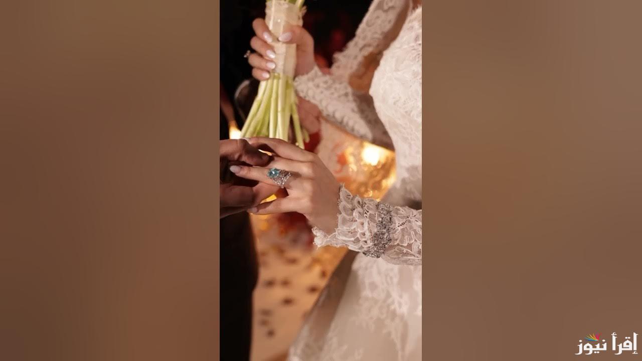 حفل زفاف اسطوري … سعر خاتم نارين بيوتي الالماس الازرق ومن هو رجل الاعمال رامي سامو؟
