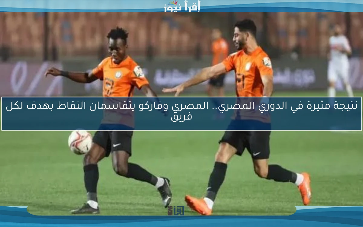 نتيجة مثيرة في الدوري المصري.. المصري وفاركو يتقاسمان النقاط بهدف لكل فريق