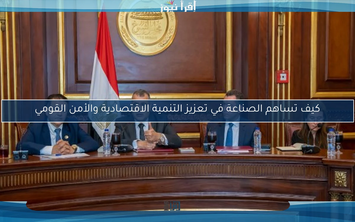 كيف تساهم الصناعة في تعزيز التنمية الاقتصادية والأمن القومي