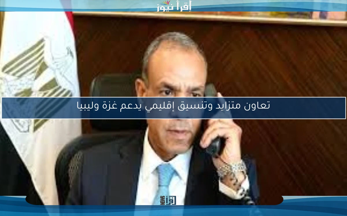 تعاون متزايد وتنسيق إقليمي يدعم غزة وليبيا