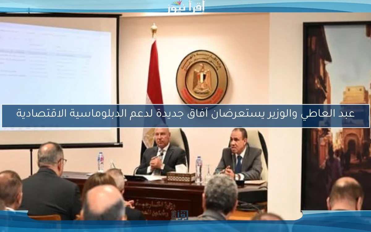 عبد العاطي والوزير يستعرضان آفاق جديدة لدعم الدبلوماسية الاقتصادية