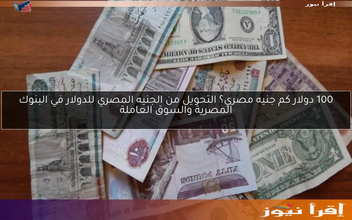 100 دولار كم جنيه مصري؟ التحويل من الجنيه المصري للدولار في البنوك المصرية والسوق العاملة