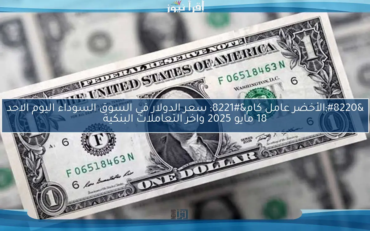 قفزة جنونية … سعر الدولار في السوق السوداء اليوم الخميس 15 مايو 2025 واخر التحديثات في البنوك المصرية المختلفة